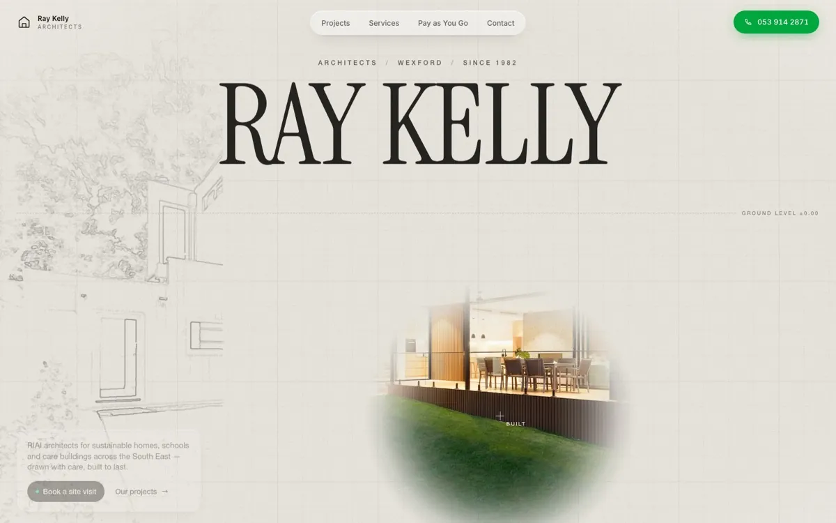 Ray Kelly Architects website
